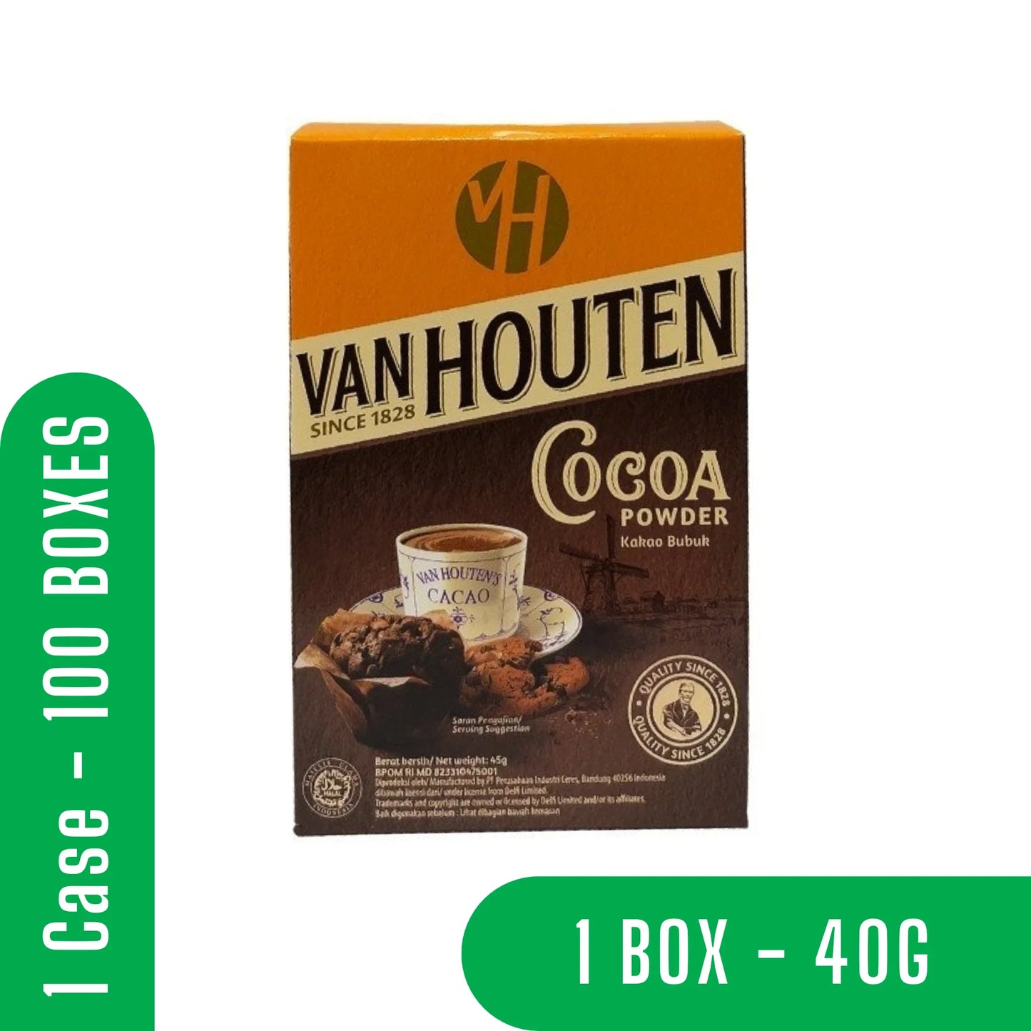 Cocoa Powder Vanhounten - 40g-Equics Online Store