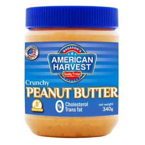 American Fresh Peanut Butter  Crunchy - 340G